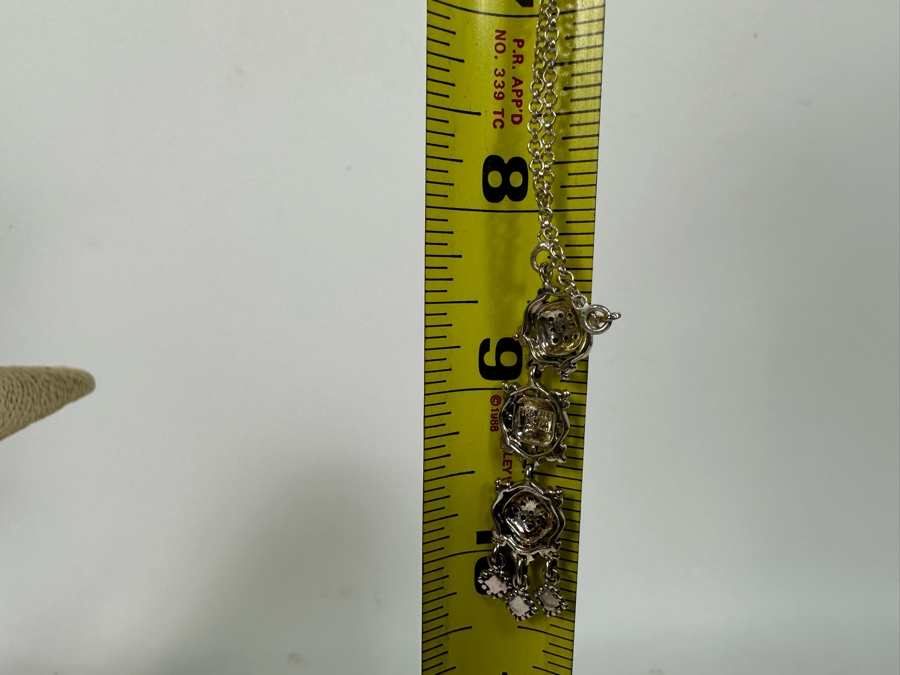 Stunning Sterling Silver Pendant 18' Chain Necklace From Thailand 10.2g [Photo 15]