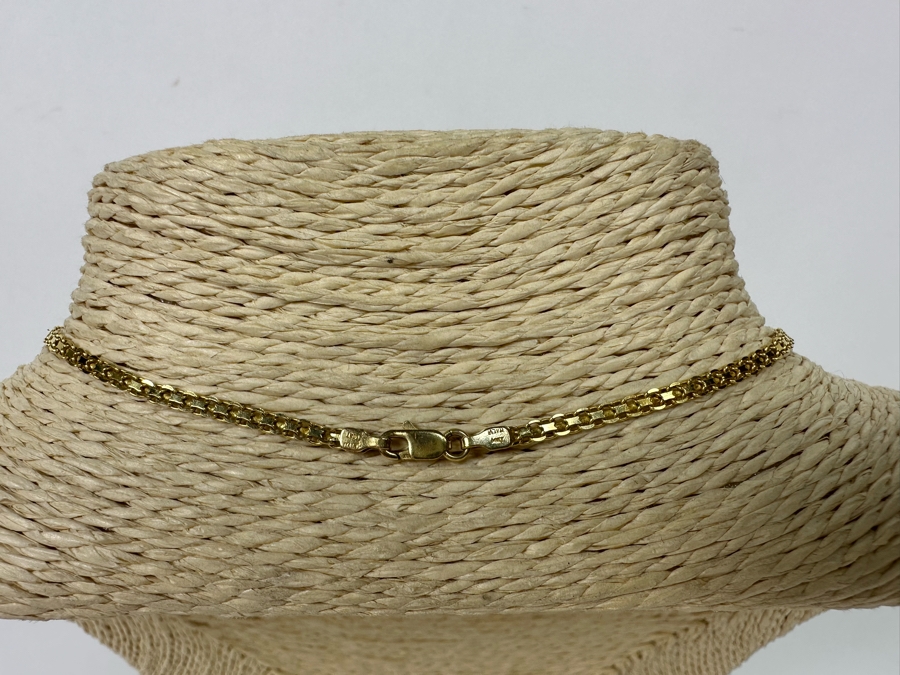 14K Gold Italian 24' Chain Necklace 6.6g [Photo 6]