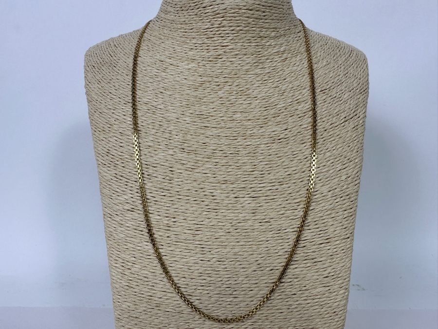 14K Gold Italian 24' Chain Necklace 6.6g [Photo 3]