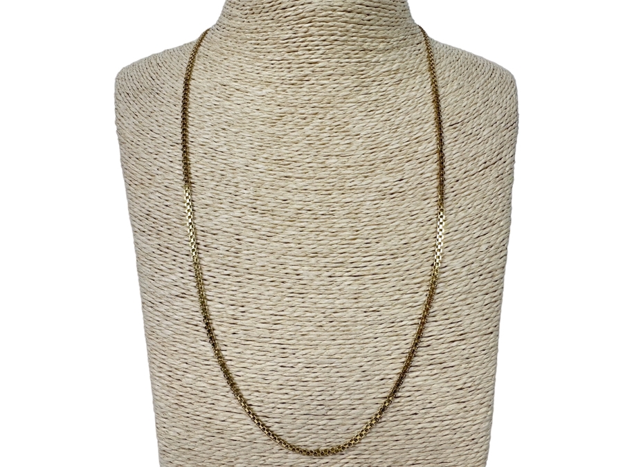 14K Gold Italian 24' Chain Necklace 6.6g [Photo 1]
