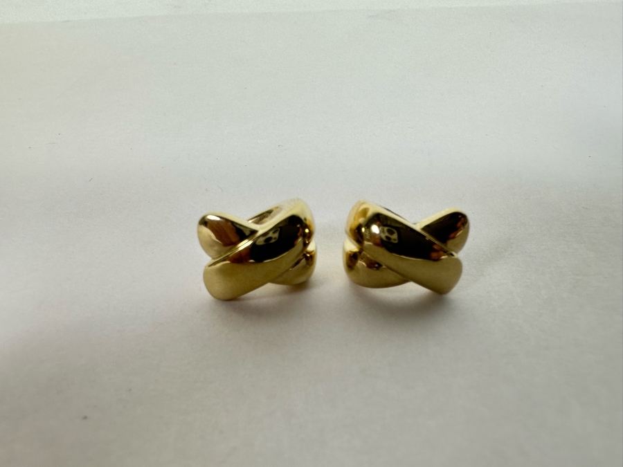 14K Gold Earrings 2.2g [Photo 4]