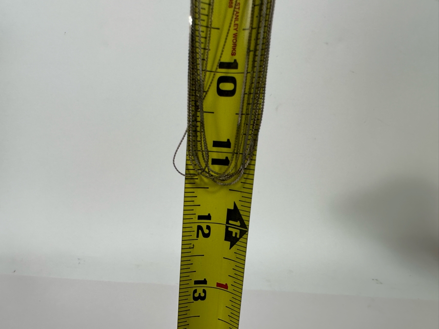 Sterling Silver Multi-Strand 22' Necklace 10.2g [Photo 7]