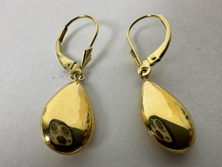 14K Gold Earrings 1.5g [Photo 4]