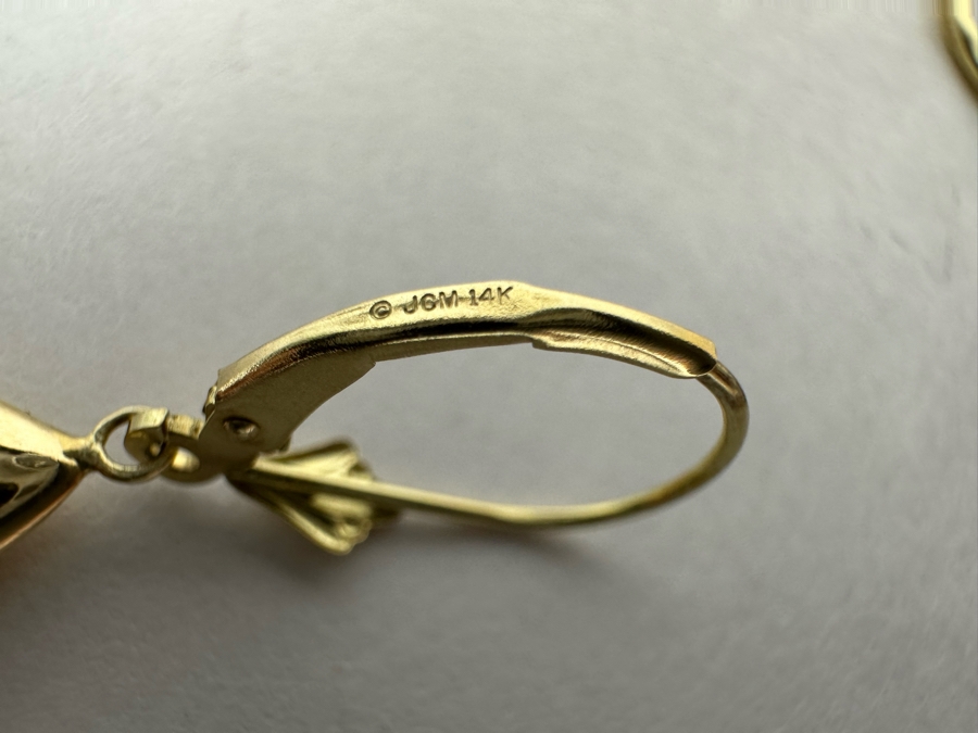 14K Gold Earrings 1.5g [Photo 8]