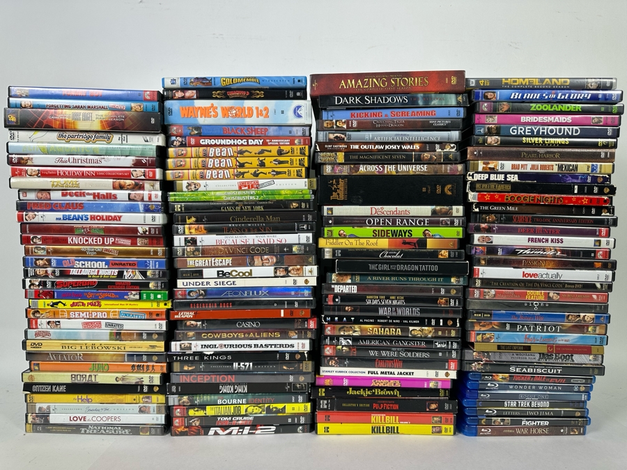 Huge Dvd / Blu-Ray Movie / TV Series Lot - See Photos