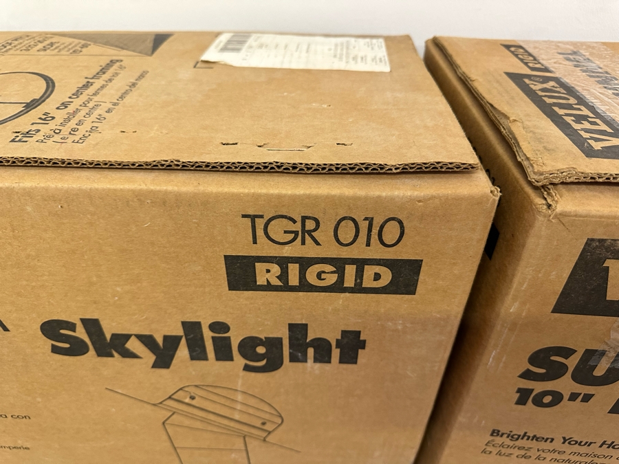 Pair Of New Velux Sun Tunnel Skylights 10' Low Profile TGR 101 Rigid [Photo 4]