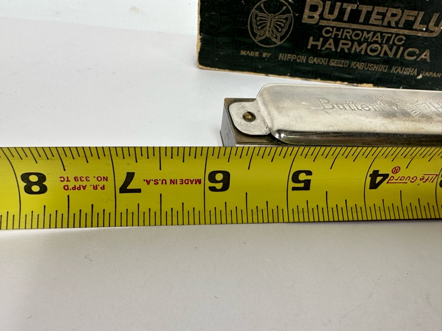 Butterfly Chromatic Harmonica With Box Japan
