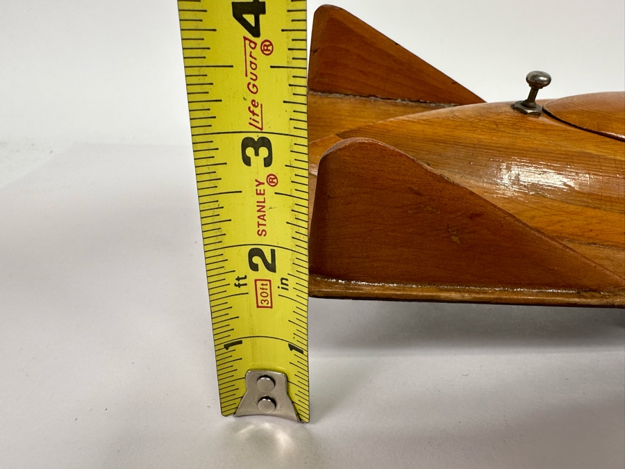 Handmade Wooden 1950s Modernist Prototype Model Boat Featuring Battery Powered Motor 15W X 6W [Photo 21]