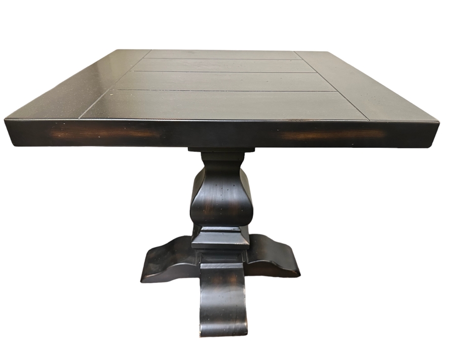 Rectangular Wooden End Table 24W X 25.5D X 23.5H [Photo 1]