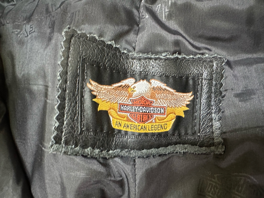 Men's Leather Harley-Davidson Motorcycle Riding Pants Size 40R [Photo 7]