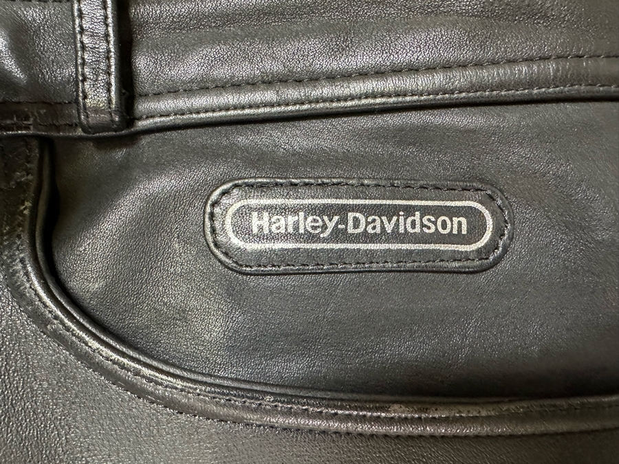 Men's Leather Harley-Davidson Motorcycle Riding Pants Size 40R [Photo 5]