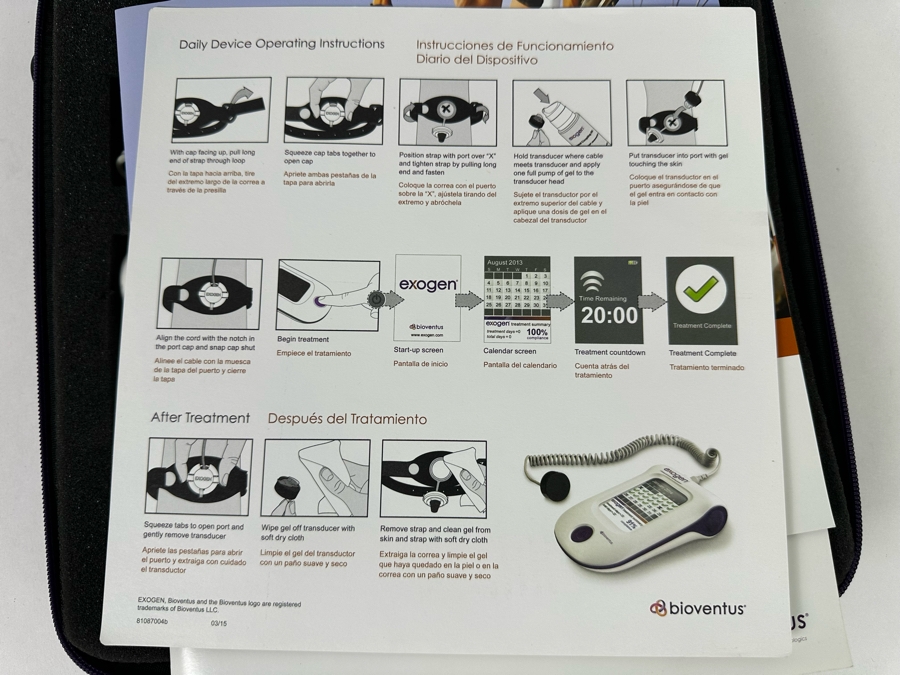 Exogen Ultrasound Bone Healing System By Bioventus Lists $4,200 [Photo 9]