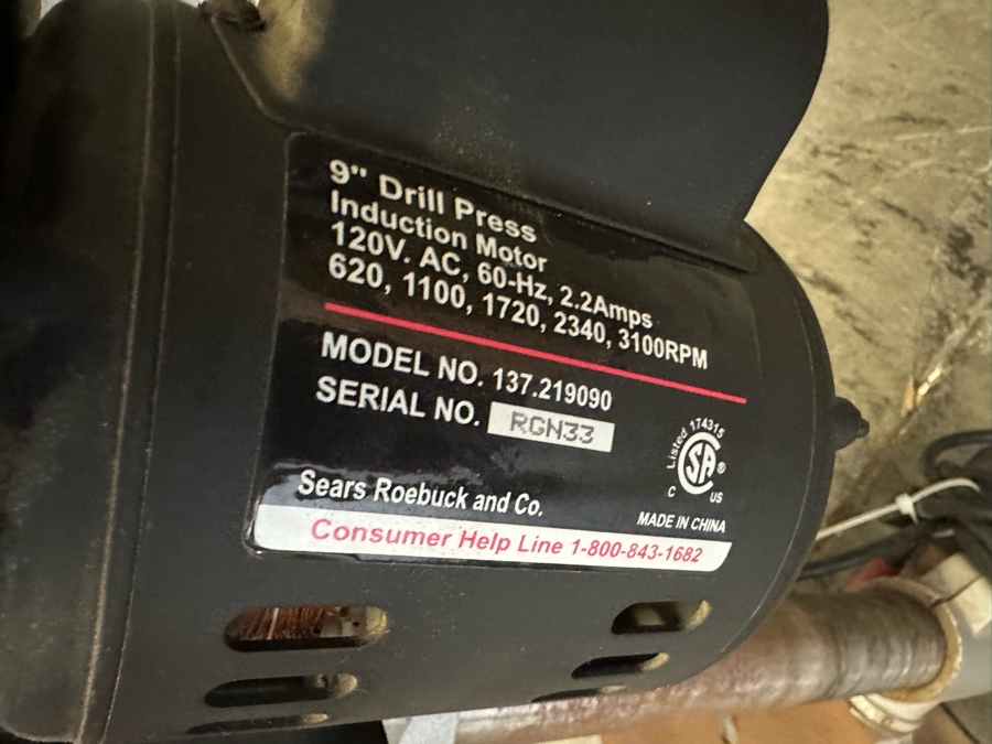 Craftsman 9' Drill Press [Photo 4]