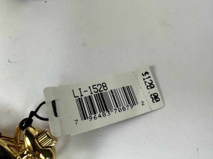 Gold Limited Edition Mickey Mouse Pocket Watch By Fossil With Mickey Mouse Figurine Retails $120 [Photo 7]