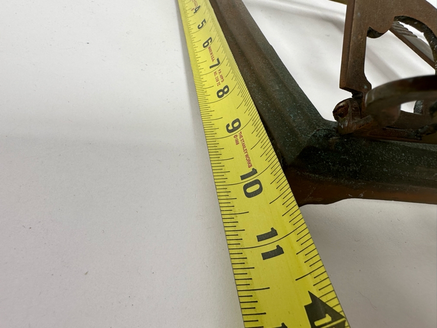 Vintage Brass Adjustable Book Library Stand Display 12W X 10D X 9H [Photo 9]