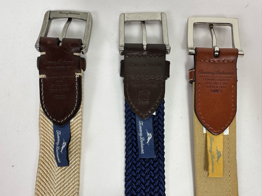 Three Tommy Bahama Men's Belts Size XL