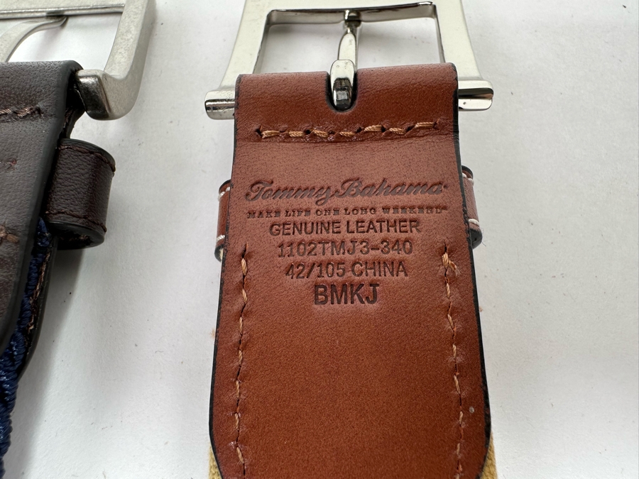 Three Tommy Bahama Men's Belts Size XL [Photo 7]
