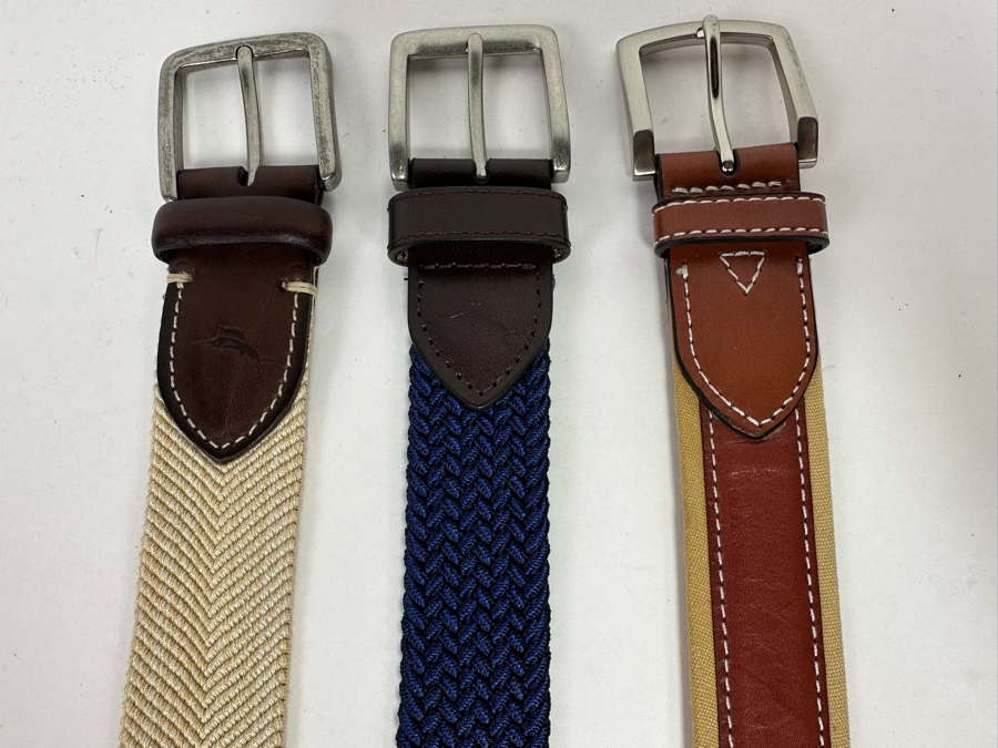 Three Tommy Bahama Men's Belts Size XL