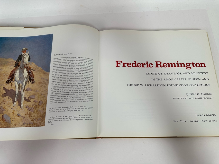 First Edition 1973 Frederic Remington Hardcover Book [Photo 3]