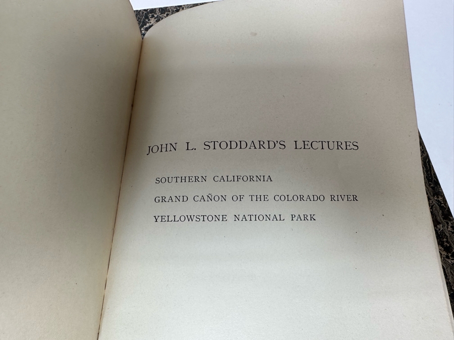 Collection Of Antique Books: French Les Annales Paris 1896, French Annales Politiques Supplement 1896-1897, French Les Annales 1932, French Jurisprudence De Legislation 1863 Book, John L. Stoddard's Lectures Southern CA, Grand Canyon, Yellowstone [Photo 22]