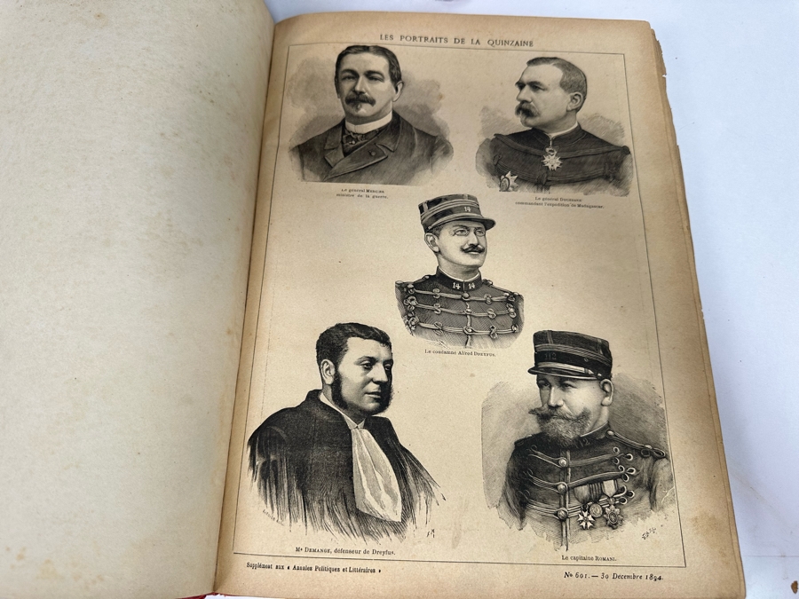 Collection Of Antique Books: French Les Annales Paris 1896, French Annales Politiques Supplement 1896-1897, French Les Annales 1932, French Jurisprudence De Legislation 1863 Book, John L. Stoddard's Lectures Southern CA, Grand Canyon, Yellowstone [Photo 10]