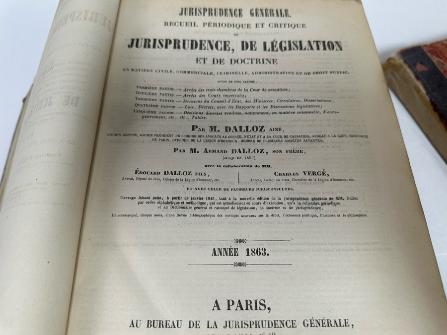 Collection Of Antique Books: French Les Annales Paris 1896, French Annales Politiques Supplement 1896-1897, French Les Annales 1932, French Jurisprudence De Legislation 1863 Book, John L. Stoddard's Lectures Southern CA, Grand Canyon, Yellowstone [Photo 19]