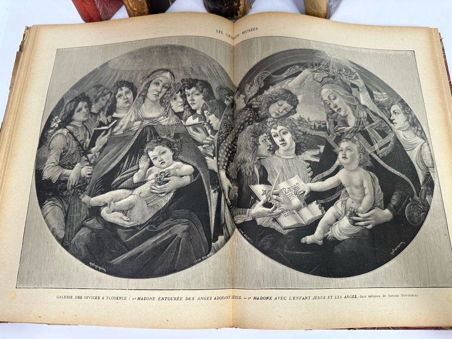 Collection Of Antique Books: French Les Annales Paris 1896, French Annales Politiques Supplement 1896-1897, French Les Annales 1932, French Jurisprudence De Legislation 1863 Book, John L. Stoddard's Lectures Southern CA, Grand Canyon, Yellowstone [Photo 4]
