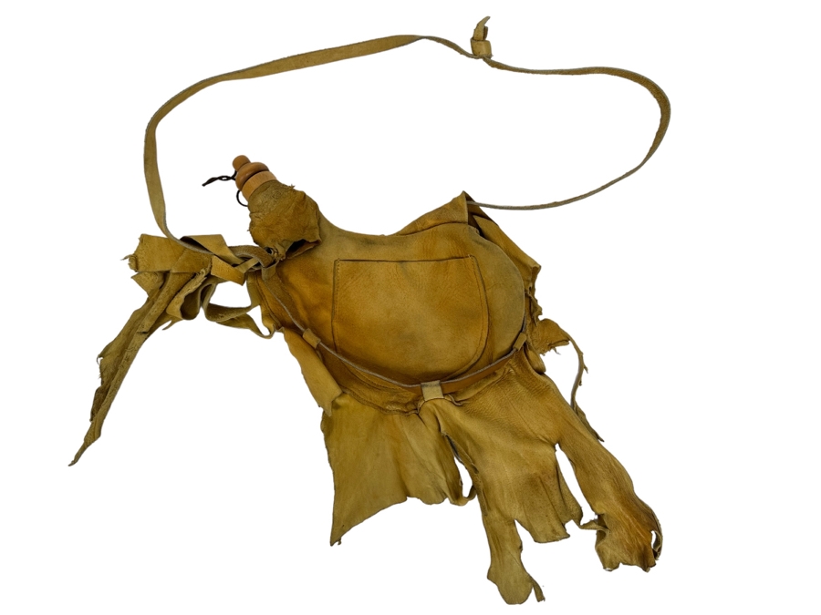 Handmade Leather Canteen With Strap