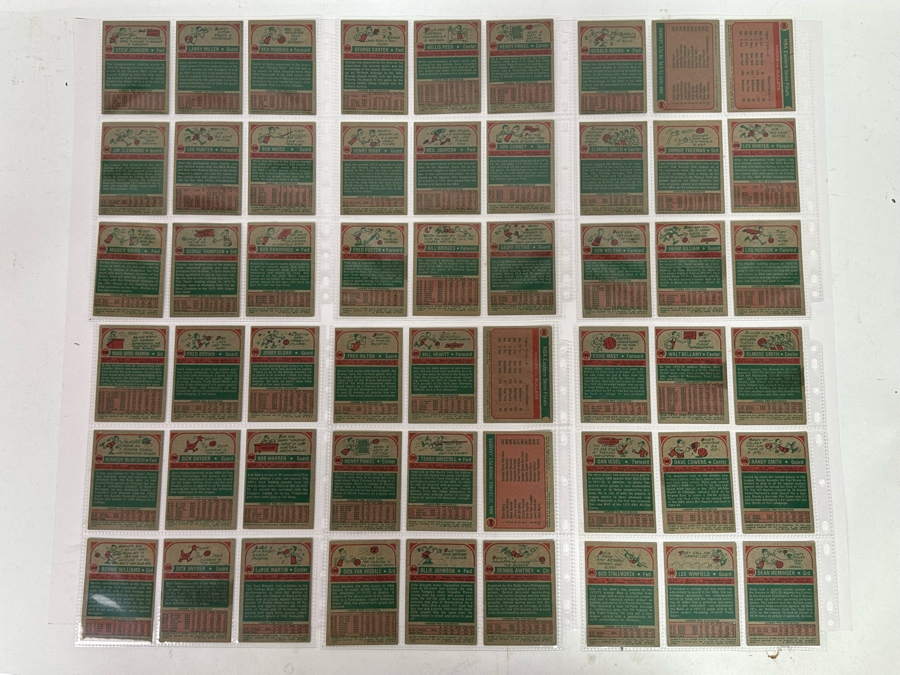 1973 Topps NBA / ABA Basketball Cards In Plastic Sleeves Ready To Be Graded Including Hall Of Famers - See Photos 54 Cards Total [Photo 16]