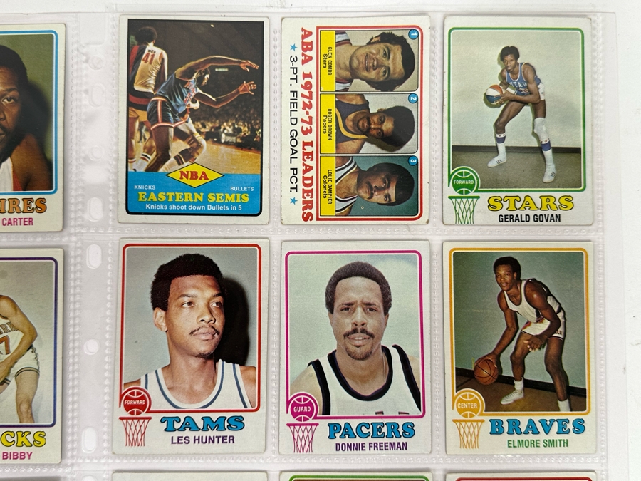 1973 Topps NBA / ABA Basketball Cards In Plastic Sleeves Ready To Be ...