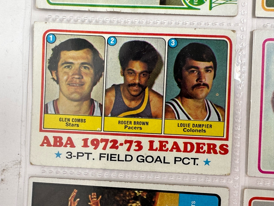 1973 Topps NBA / ABA Basketball Cards In Plastic Sleeves Ready To Be Graded Including Hall Of Famers - See Photos 54 Cards Total [Photo 7]