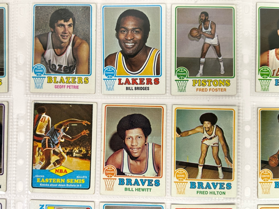 1973 Topps NBA / ABA Basketball Cards In Plastic Sleeves Ready To Be ...