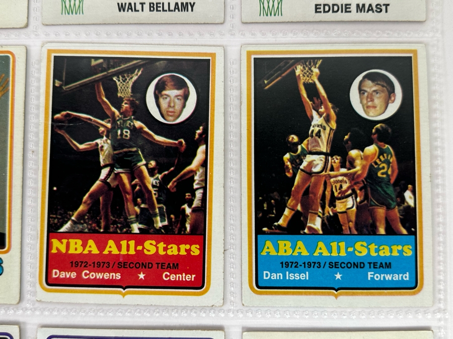 1973 Topps NBA / ABA Basketball Cards In Plastic Sleeves Ready To Be Graded Including Hall Of Famers - See Photos 54 Cards Total [Photo 15]