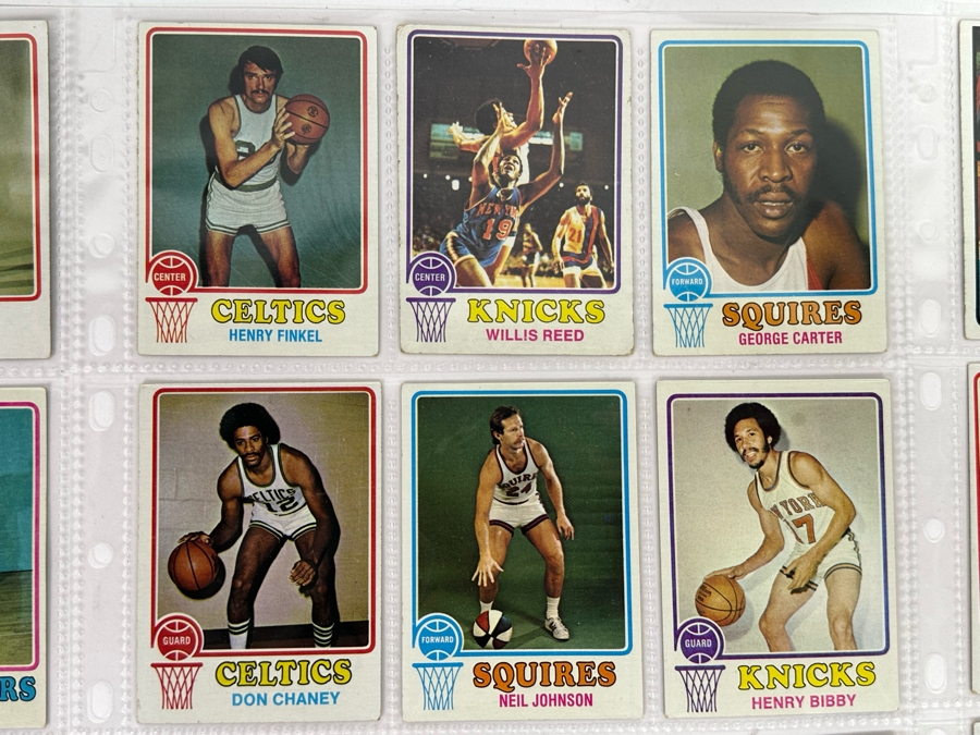 1973 Topps NBA / ABA Basketball Cards In Plastic Sleeves Ready To Be ...