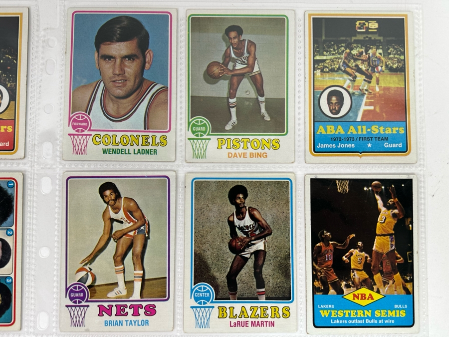 1973 Topps NBA / ABA Basketball Cards In Plastic Sleeves Ready To Be ...