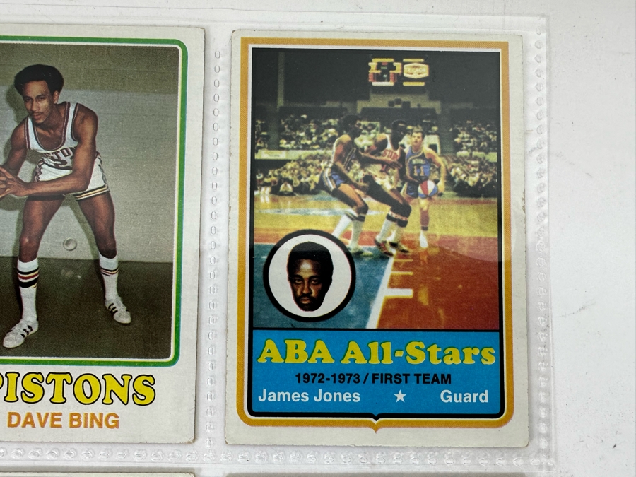 1973 Topps NBA / ABA Basketball Cards In Plastic Sleeves Ready To Be Graded Including Hall Of Famers - See Photos 54 Cards Total [Photo 10]