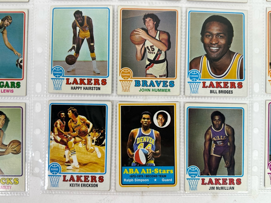 1973 Topps NBA / ABA Basketball Cards In Plastic Sleeves Ready To Be ...