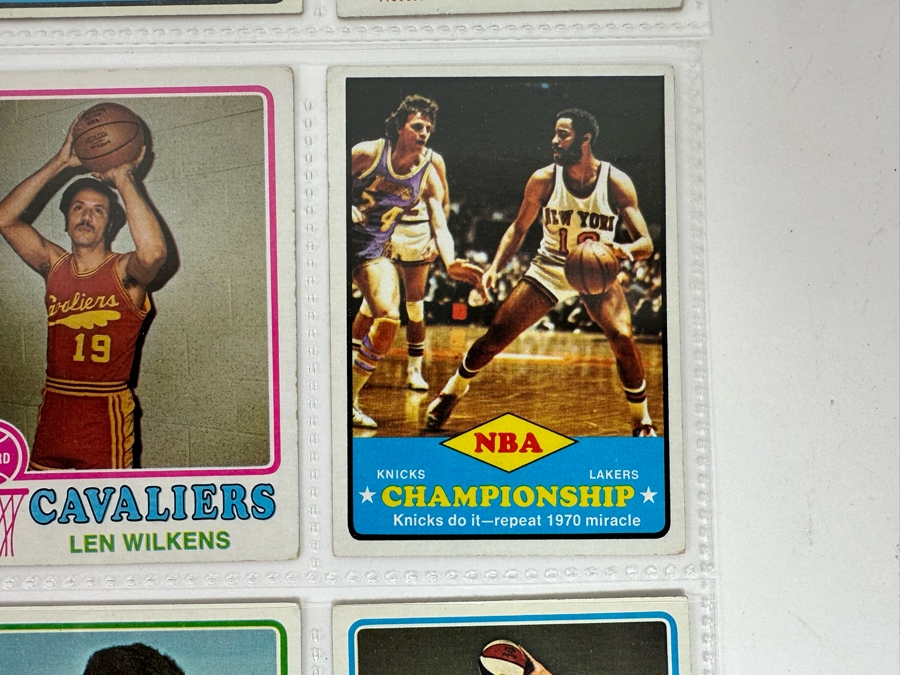 1973 Topps NBA / ABA Basketball Cards In Plastic Sleeves Ready To Be Graded Including Hall Of Famers - See Photos 54 Cards Total [Photo 14]