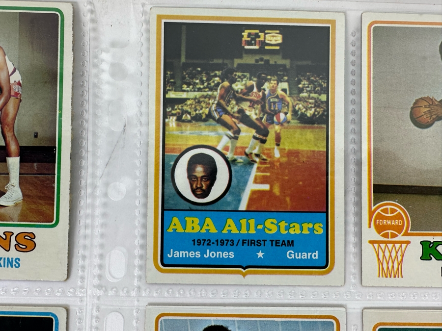 1973 Topps NBA / ABA Basketball Cards In Plastic Sleeves Ready To Be Graded Including Hall Of Famers - See Photos 54 Cards Total [Photo 6]