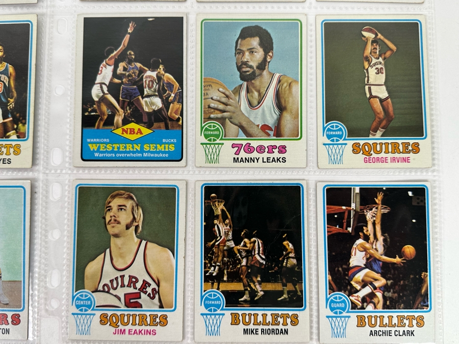 1973 Topps NBA / ABA Basketball Cards In Plastic Sleeves Ready To Be Graded Including Hall Of Famers - See Photos 54 Cards Total [Photo 19]