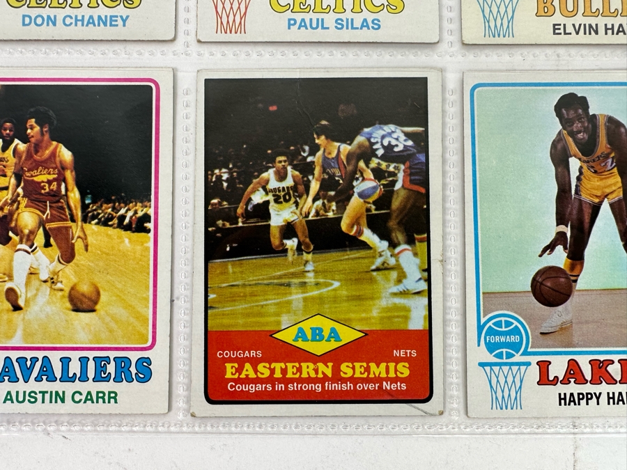 1973 Topps NBA / ABA Basketball Cards In Plastic Sleeves Ready To Be Graded Including Hall Of Famers - See Photos 54 Cards Total [Photo 18]