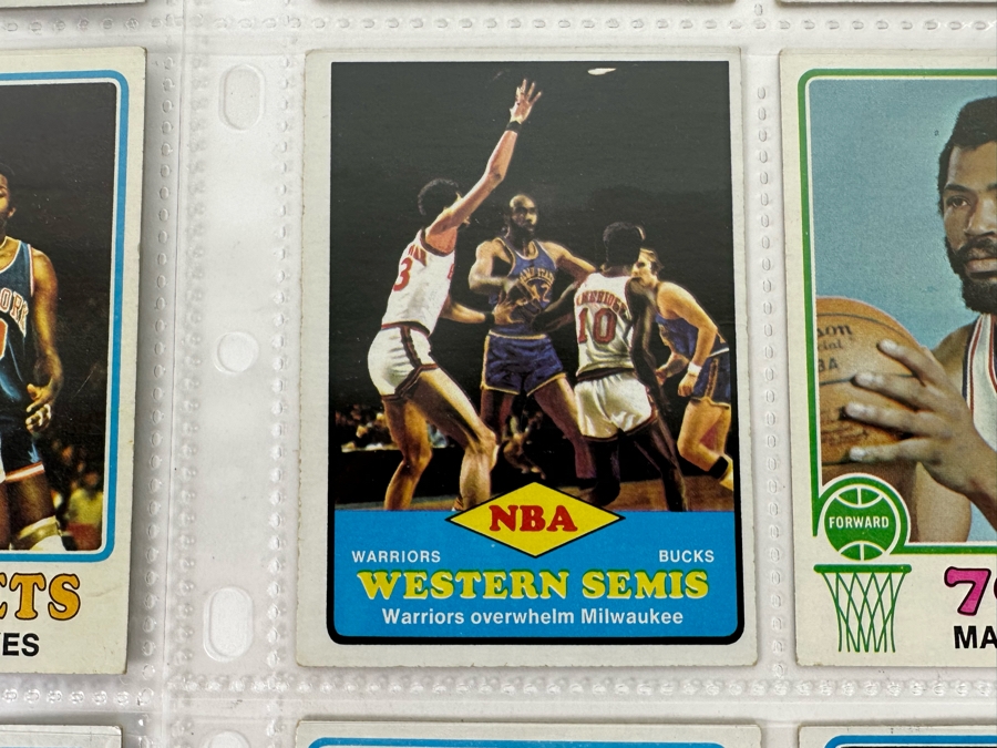 1973 Topps NBA / ABA Basketball Cards In Plastic Sleeves Ready To Be Graded Including Hall Of Famers - See Photos 54 Cards Total [Photo 20]