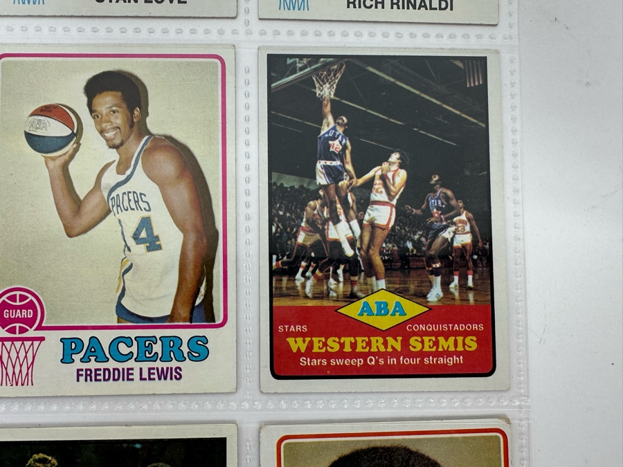1973 Topps NBA / ABA Basketball Cards In Plastic Sleeves Ready To Be Graded Including Hall Of Famers - See Photos 54 Cards Total [Photo 7]
