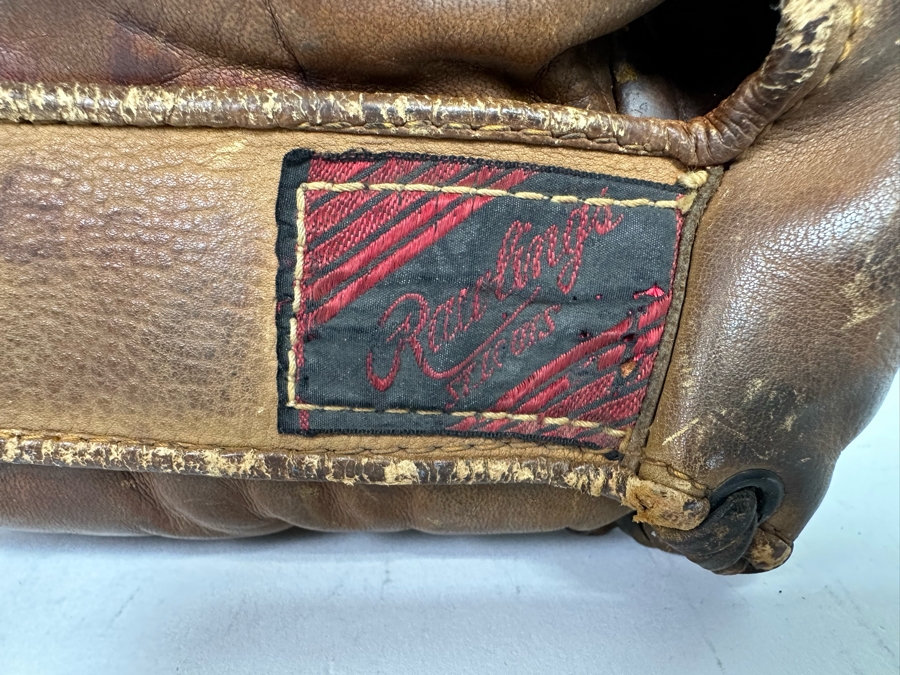 Old Rawlings Sports Leather Baseball Glove 10 X 9 [Photo 10]