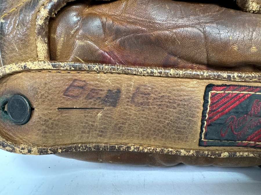 Old Rawlings Sports Leather Baseball Glove 10 X 9 [Photo 11]