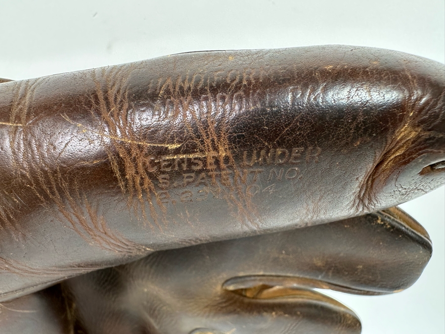 Old Rawlings Sports Leather Baseball Glove 10 X 9 [Photo 6]