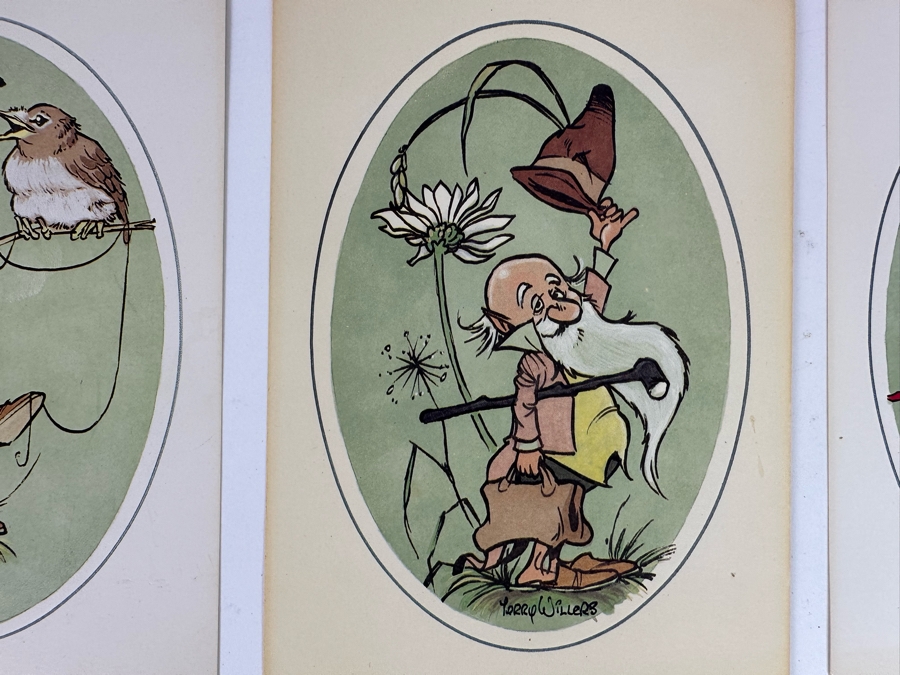 Terry Willers Irish Leprechaun Cartoon Artwork Prints 5.5 X 7.5, Hand Signed On Verso, Five Prints Total [Photo 4]