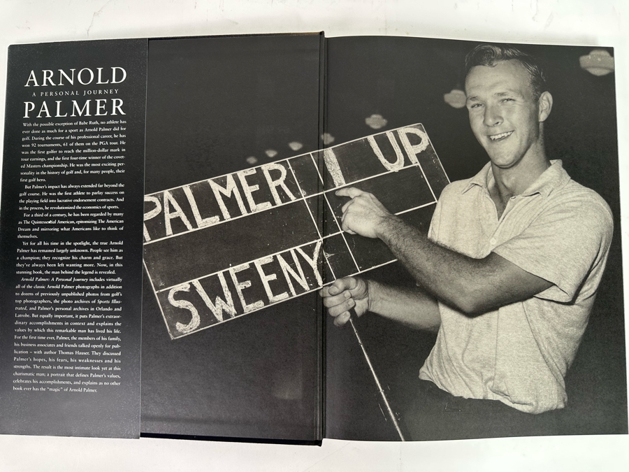 Arnold Palmer: A Personal Journey Coffee Table Hardcover Golf Book By Thomas Hauser [Photo 2]