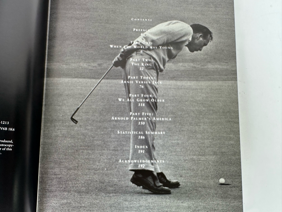 Arnold Palmer: A Personal Journey Coffee Table Hardcover Golf Book By Thomas Hauser [Photo 6]
