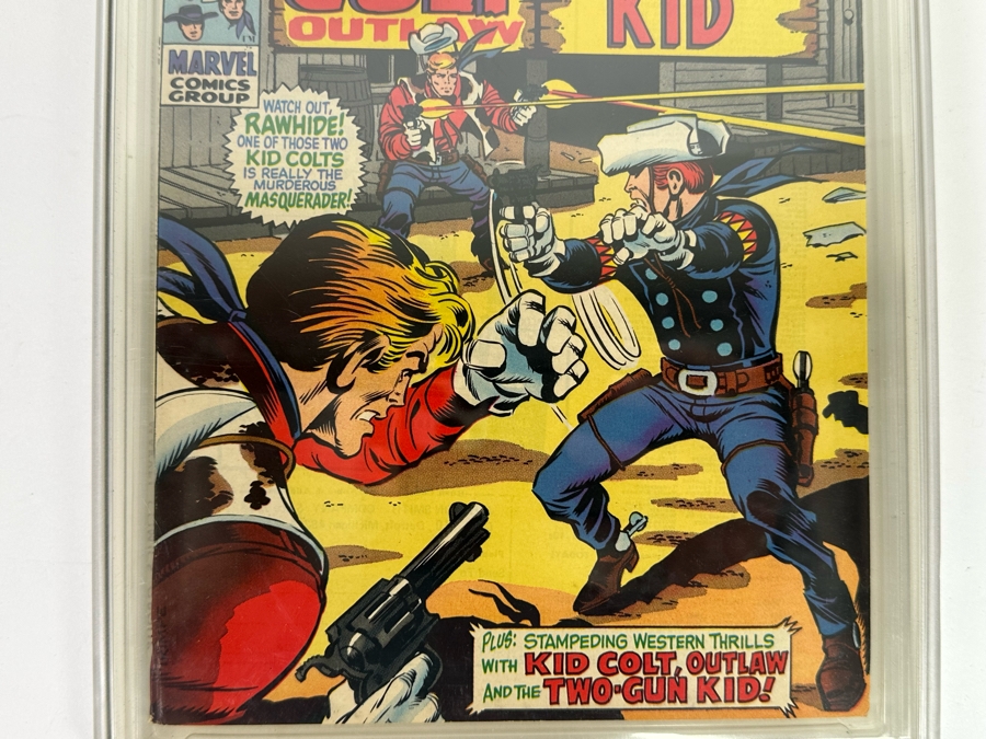 The Mighty Marvel Western #7 Featuring The Rawhide Kid, Kid Colt Outlaw & Tow-Gun Kid CGC Graded 9.0 [Photo 6]